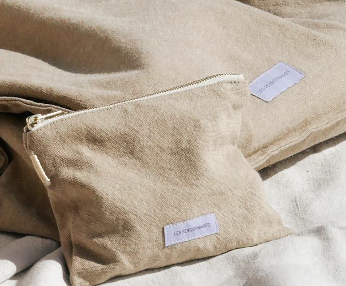 Pochette Les Pensionnaires - Beige sable