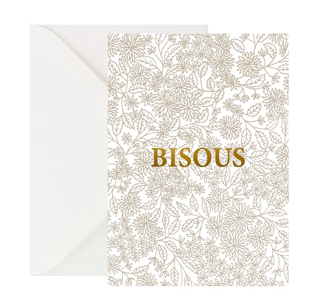 Carte postale - Bisous