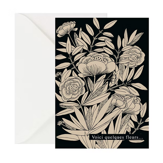 Carte postale - Voici quelques fleurs