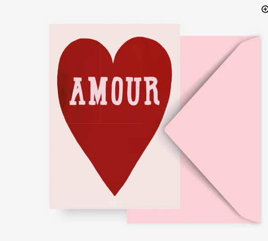 Carte postale - Coeur Amour