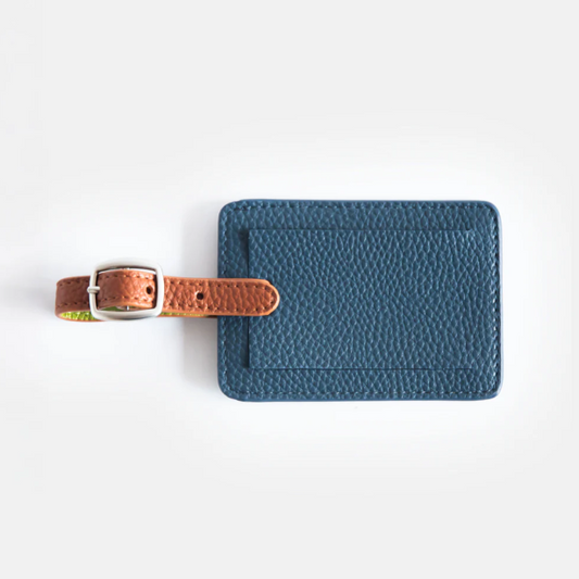 Etiquette à bagage - Bleu marine