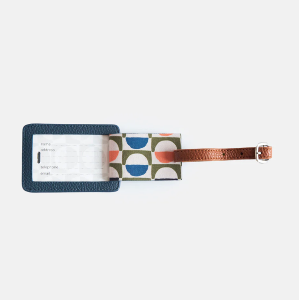 Etiquette à bagage - Bleu marine
