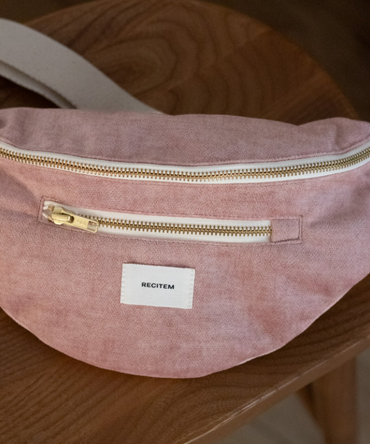 Sac banane RECITEM - Vieux rose