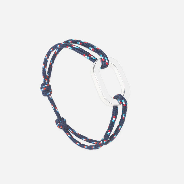 Bracelet maillon plat - TRICOLORE - Le Vent à la Française