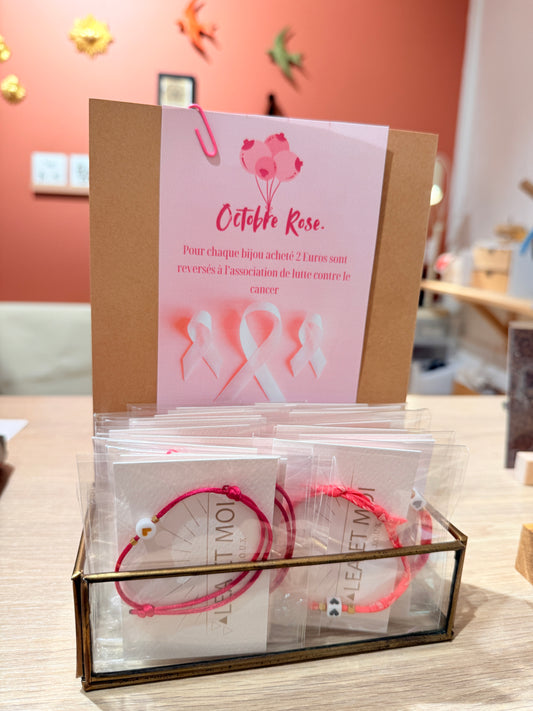 Bracelet OCTOBRE Rose