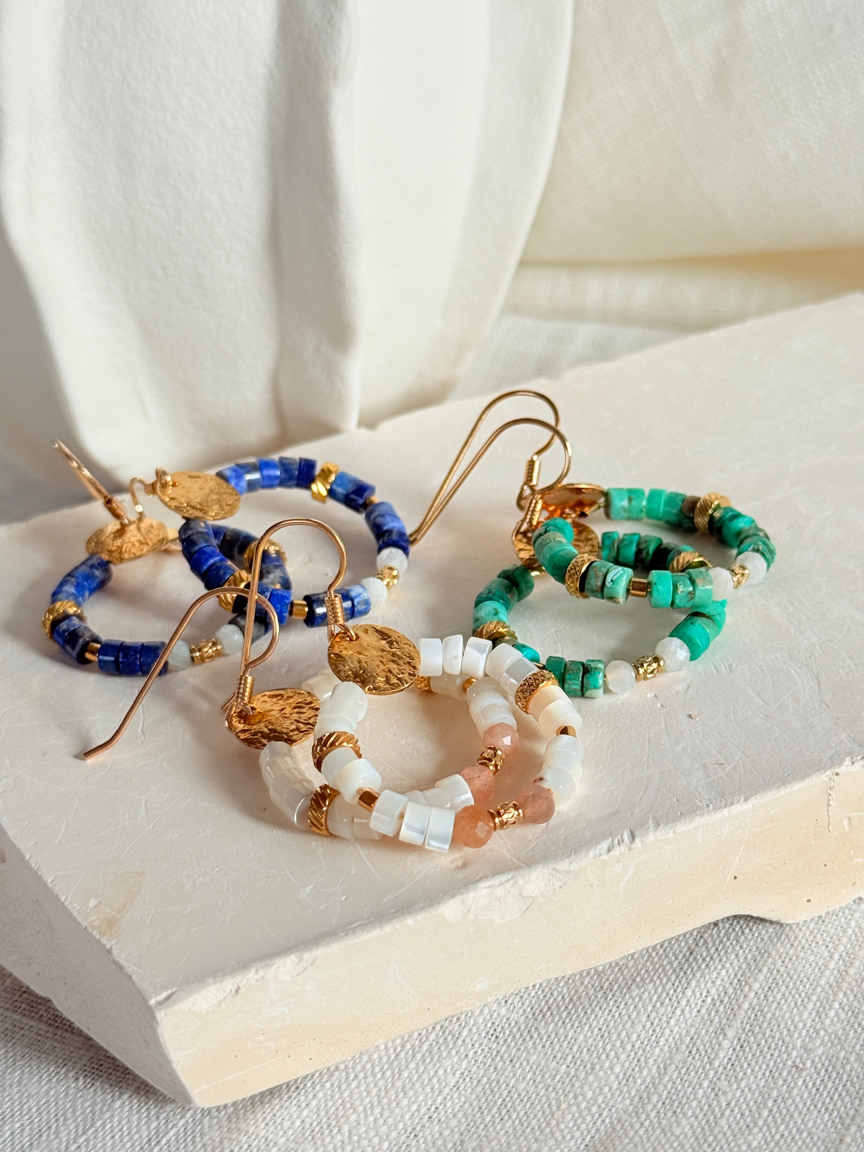 Boucles d'oreille ROSALIE