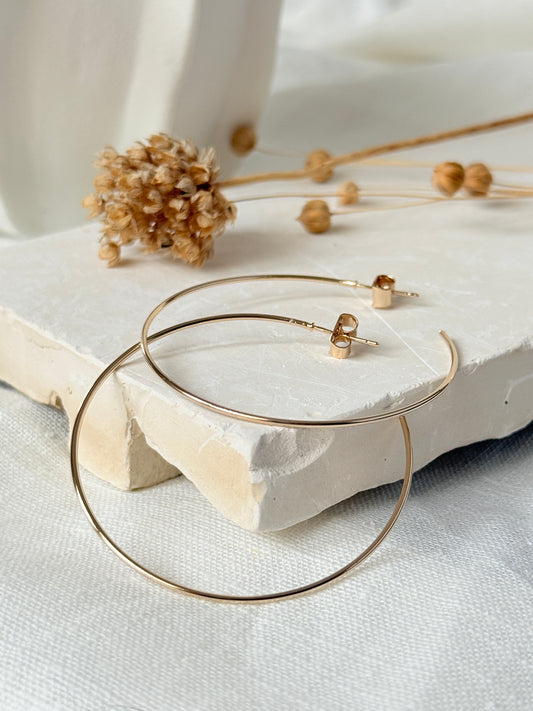 Boucles d'oreille JILL Lisse