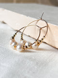 Boucles d'oreilles EVE 3 perles
