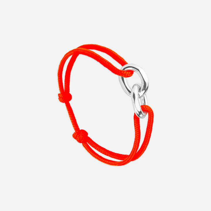 Bracelet maillon lien - ORANGE - Le Vent à la Française
