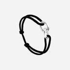 Bracelet maillon lien - NOIR - Le Vent à la Française