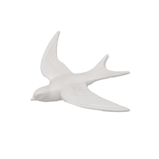 Décoration murale - Hirondelle blanche