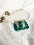 Boucles d'oreilles GINETTE Rectangle