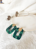 Boucles d'oreilles GINETTE Rectangle